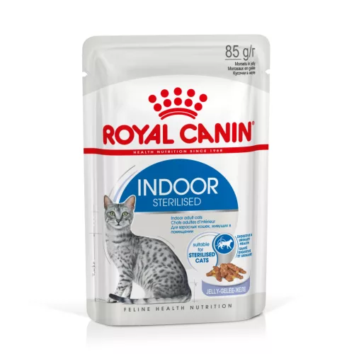 Royal Canin Feline Health Nutrition macska tasak adult Indoor Steril jelly 12x85g