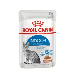   Royal Canin Feline Health Nutrition macska tasak adult Indoor Steril gravy 12x85g