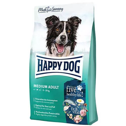 Happy Dog Fit&Vital száraz kutyaeledel medium adult 4kg