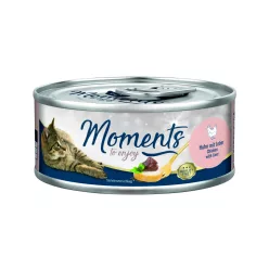 Moments macska konzerv adult csirke&máj 12x70g