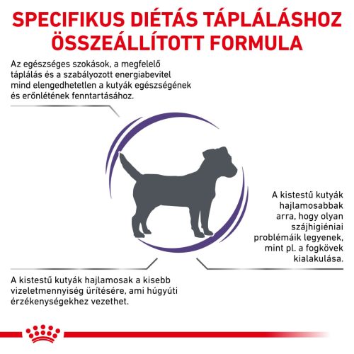 Royal Canin Veterinary Adult small kistestű felnőtt száraz kutyaeledel 2kg
