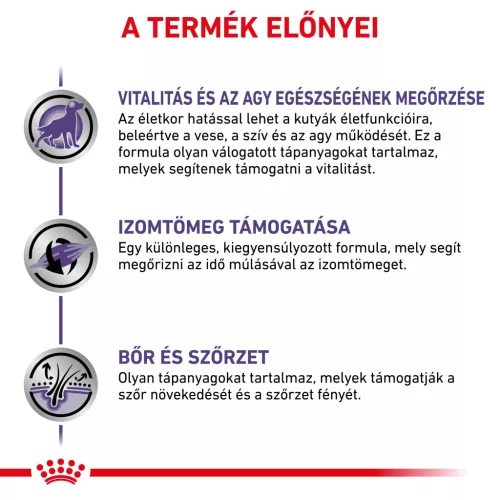 Royal Canin Veterinary Mature consult M közepestestű idős kor száraz kutyaeledel 10kg