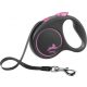 Flexi Black Design kutyapóráz csévélő szalagos pink M 5m