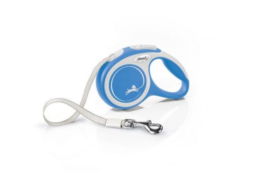 Flexi New Comfort kutyapóráz csévélő szalagos kék XS 3m