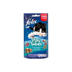 Felix Play Tubes macska jutalomfalat hal&garnéla 50g