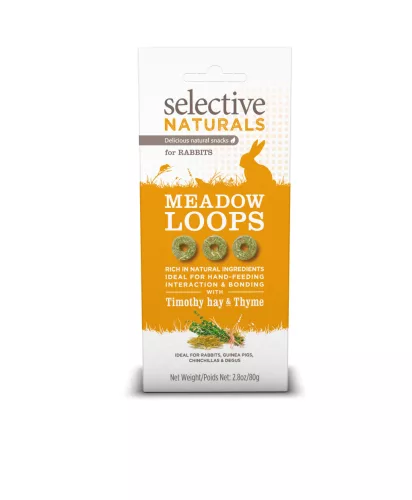Science Selective Naturals Loops kisemlős jutalomfalat széna&kakukkfű 80g
