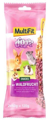 MultiFit rágcsáló snack erdei gyümölcs 2 db
