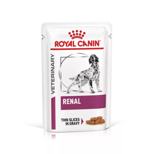 Royal Canin Veterinary Renal vesetbetegség ckd nedves kutyaeledel tasak 12x100g