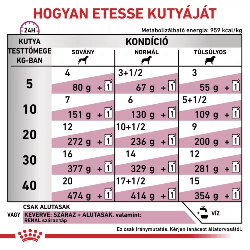 Royal Canin Veterinary Renal vesetbetegség ckd nedves kutyaeledel tasak 12x100g