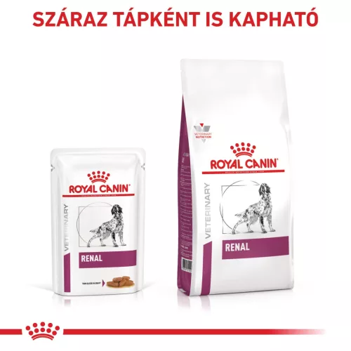 Royal Canin Veterinary Renal vesetbetegség ckd nedves kutyaeledel tasak 12x100g