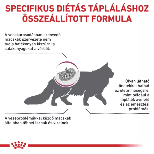 Royal Canin Veterinary Renal select vesebetegség ckd száraz macskaeledel 400g