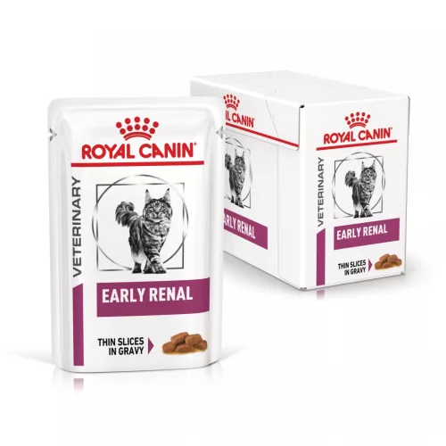 Royal Canin Veterinary Early Renal veseműködés támogatása alutasak macskaeledel 12x85g