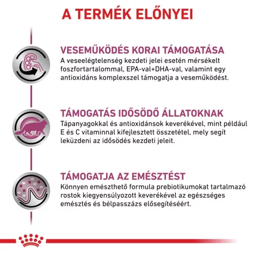 Royal Canin Veterinary Early Renal veseműködés támogatása alutasak macskaeledel 12x85g