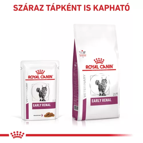 Royal Canin Veterinary Early Renal veseműködés támogatása alutasak macskaeledel 12x85g