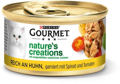 Gourmet Nature's Creations macska konzerv csirke 12x85g