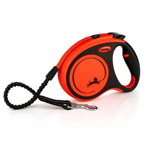 Flexi Xtreme szalagos fekete/narancssárga M 5m