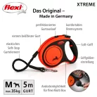 Flexi Xtreme szalagos fekete/narancssárga M 5m
