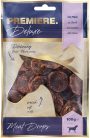 Premiere Deluxe meat drops kutya jutalomfalat lóhús 100g