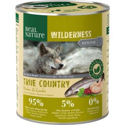   Real Nature Wilderness True Country kutya konzerv senior csirke&lazac 6x800g