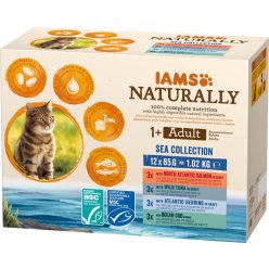 IAMS Naturally macska tasak MP adult hal 12x85g