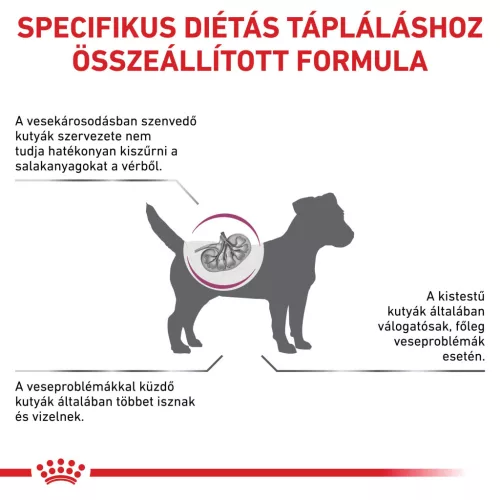 Royal Canin Veterinary Renal S vesebetegség ckd kistestű száraz kutyaeledel 1,5kg