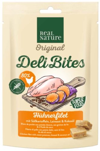 Real Nature Original Deli Bites kutya jutalomfalat csirke 150g