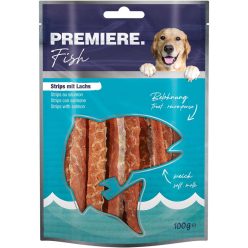 Premiere Snack It Strips kutya jutalomfalat lazac 100g
