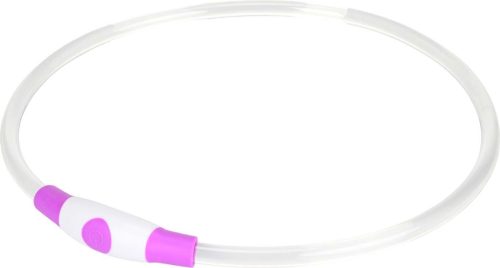 AniOne kutyanyakörv világító USB lila 65cm