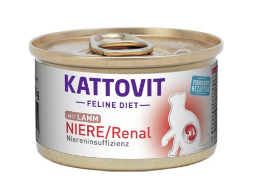 Kattovit Feline Diet konzerv vesekímélő macskaeledel bárány 12x85g