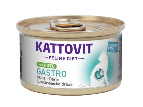 Kattovit Feline Diet konzerv diétás macskaeledel pulyka 12x85g