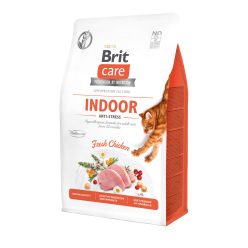   Brit Care Cat Grain-Free száraz macskaeledel indoor anti-stress 400g