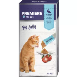   Premiere My Jelly macska jutalomfalat tonhal & paradicsom 6x10g