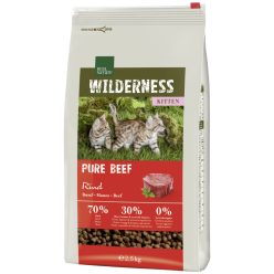   Real Nature Wilderness Pure Beef száraz macskaeledel kitten marha 2,5kg