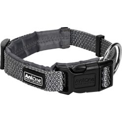 AniOne Comfort fényvisszaverő nyakörv szürke S