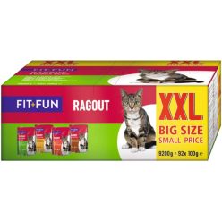 Fit+Fun macska tasak MP ragu 4féle 92x100g