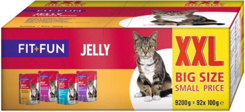 Fit+Fun macska tasak MP zselé 4féle 92x100g
