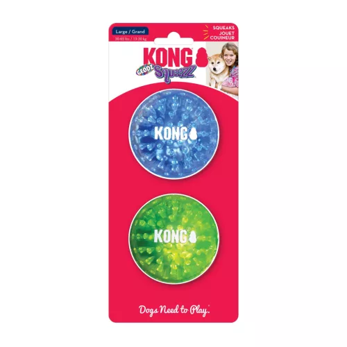 KONG Squeezz Geodz kutyajáték L 2db
