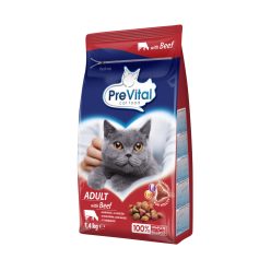 PreVital száraz macskaeledel adult marha 1,4kg