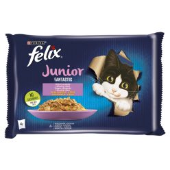Felix Fantastic macska tasak MP junior csirke&lazac 4x85g