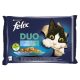 Felix Fantastic Duo macska tasak MP halas 4x85g