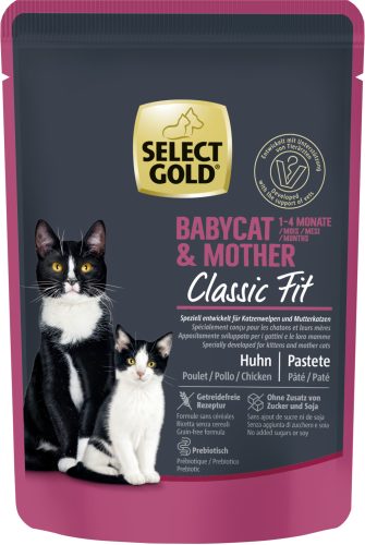 Select Gold macska tasak mother&baby csirke 12x85g