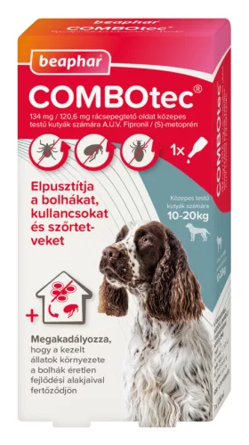 Beaphar COMBOtec spot-on kullancs, bolha és tetvek ellen kutyáknak 10-20kg 1x1,34ml