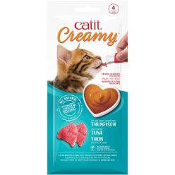 Catit Creamy macska jutalomfalat tonhal 4x10g
