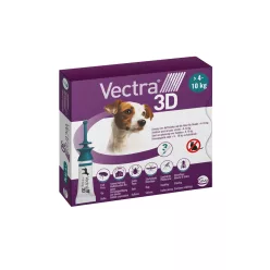 VECTRA 3D spoton kutyáknak 4-10kg 1,6ml