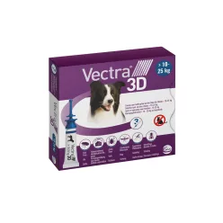 VECTRA 3D spoton kutyáknak 10-25kg 3,6ml