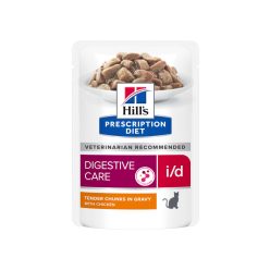   HILLS Prescription Diet macska tasak emésztőrendszeri problémákra i/d csirke 12x85g