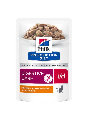 HILLS Prescription Diet macska tasak emésztőrendszeri problémákra i/d csirke 12x85g