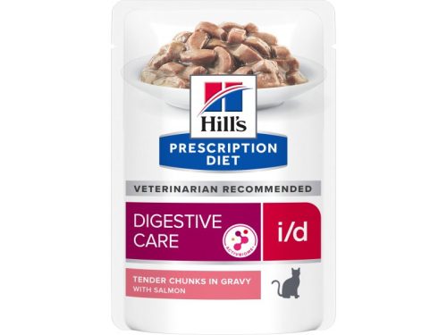 HILLS Prescription Diet macska tasak emésztőrendszeri problémákra i/d lazac 12x85g