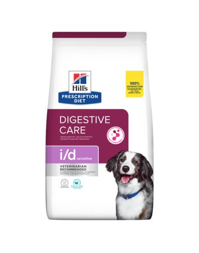 Hill's Prescription Diet Sensitive száraz kutyaeledel emésztőrendszeri problémákra i/d rizs 1,5kg