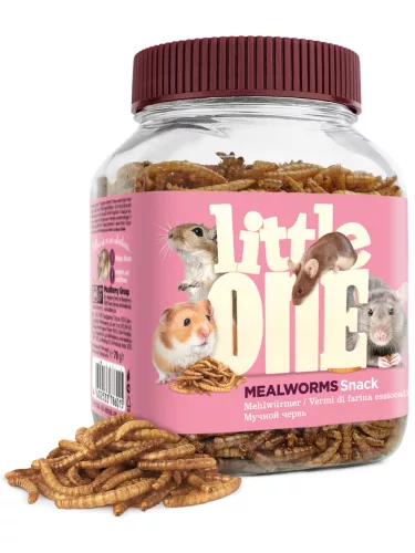Little One kisemlős snack lisztkukac 70g